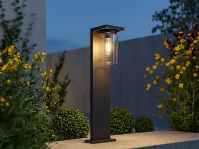 Produktbild von LED Sockelleuchte Außenleuchte Landhausstil, Wegbeleuchtung & Gartenbeleuchtung