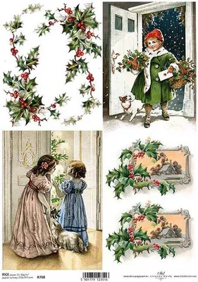 Produktbild von ITD Reispapier Decoupage Bastelpapier Softpapier Serviettentechnik, Kinder R768