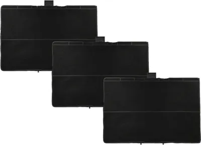 Produktbild von vhbw 3x Aktivkohlefilter kompatibel mit Neff D39MT86N1, D39MU86N1, D39SH54N0/02, D39ML86N0, D39MT64N1 Dunstabzugshaube - 31,5 x 21,5 x 2,3 cm