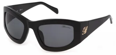 Produktbild von Blumarine SBM802 Nero lucido 56/23/120 Damen Sonnenbrillen