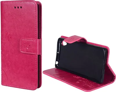 Imagen del producto de Funda protectora con diseño de flores para teléfono móvil Sony Xperia XA, color rosa