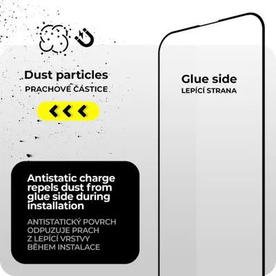 Zdjęcie produktu dla Szkło hartowane na aparat iPhone 15 (antystatyczne) Case Friendly