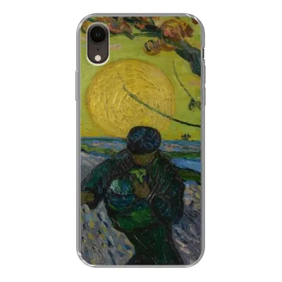 Produktbild von MuchoWow® Handyhülle Schutzhülle Hülle für iPhone XR Der Sämann - Vincent van Gogh Silikon Softcase Handy Hülle - Schutzdeckel