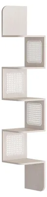 Produktbild von Eckregal - Schweberegal - Spanplatte/PVC - 20 x 20 x 126 cm - max. 25 kg