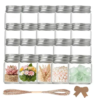 Image de Lot de 20 petites bouteilles en verre de 50 ml