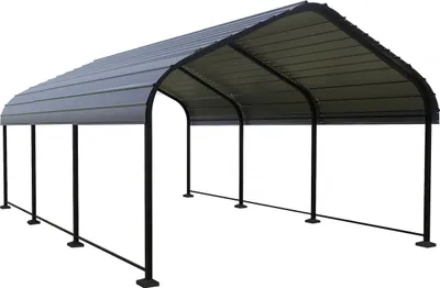 Produktbild von Carport Metallcarport "Phoenix" - 13,5 m² - Grau