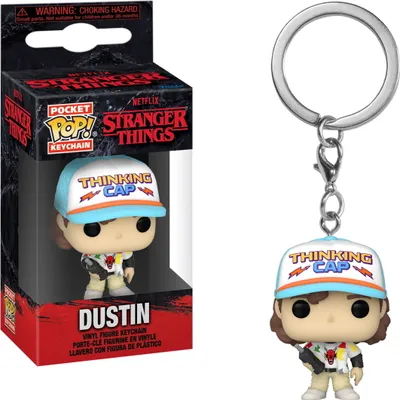 Produktbild von Stranger Things - Dustin  - Schlüsselanhänger Funko Pocket POP! Keychain