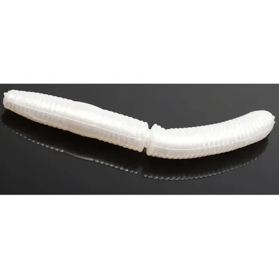 Produktbild von Libra Lures Fatty D’Worm Knoblauch 004-silver pearl
