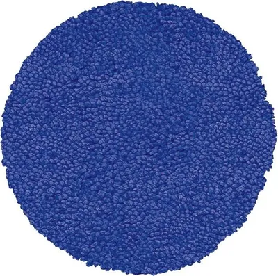 Produktbild von Spirella Badteppich Badematte Duschvorleger Mikrofaser Hochflor | flauschig | rutschhemmend | geeignet für Fußbodenheizung |60 cm Rund | Blau