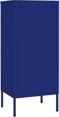 Produktbild von Lagerschrank Marineblau 42,5x35x101,5 cm Stahl