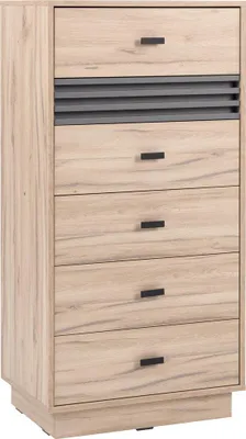 Produktbild von Kommode – Sideboard – Schubladenkommode – Kommode mit Schubladen – ALLMO System 18 – 60 cm – Sonoma Eiche – hohe Stauraumkommode mit Schubladen