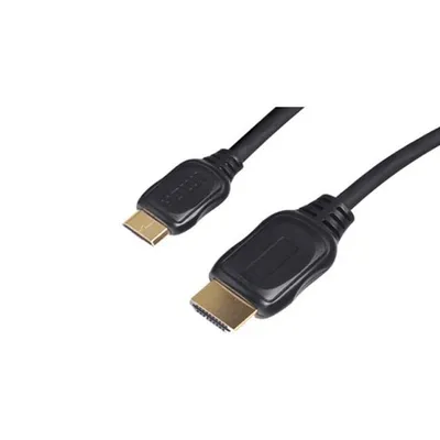 Image de S-Conn HDMI Mini-HDMI 2m Câble HDMI HDMI type A (standard) HDMI type C (mini) Noir (77472-2)