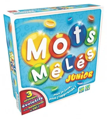 Image de Mots meles junior 3 niveaux evolutifs - goliath - 370541 - jeu societe enfant, lettres
