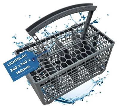 Image de Panier à couverts universel pour lave-vaisselle, Gris