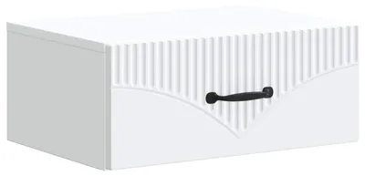 Image de Cabinet de chevet mural avec tiroir Blanc 49 x 34,5 x 20 cm