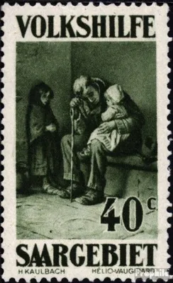 Produktbild von Briefmarken Saarland 1929 Mi 135 gestempelt Volkshilfe: Gemälde (II)