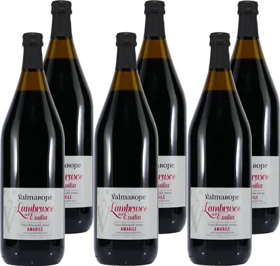 Produktbild von Valmarone Lambrusco Perlwein -lieblich- (6 x 1,5L)