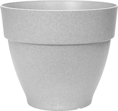 Produktbild von Blumentopf Elho Grau Kunststoff Rund Modern