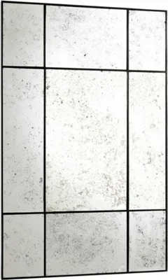 Produktbild von Casa Padrino Antik Stil Glas Luxus Wandspiegel 110 x 70 cm - Außergewöhnliches Design