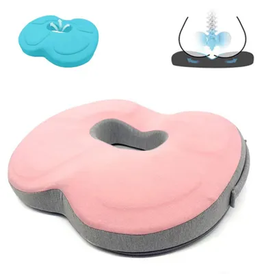 Produktbild von Omgoods – Orthopädisches Donut-Kissen zur Linderung von Rückenschmerzen und Hüftschmerzen, ideal für Zuhause und im Büro