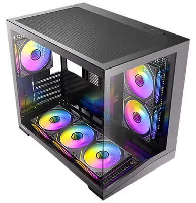 Image de Boîtier PC ANTEC CX M3 ARGB, format Mini-Tower microATX, couleur noire
