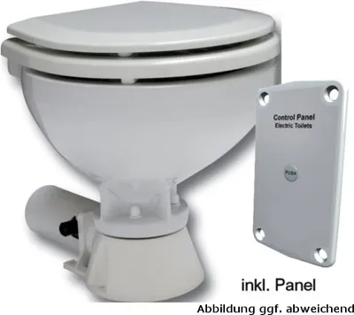 Image de Toilettes électriques pour bateaux Cuve compacte, panneau deinclus