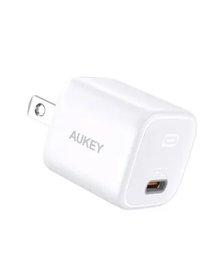 Image de Aukey Mini chargeur USB C Power Delivery 20W blanc
