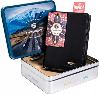 Produktbild von Peterson Brieftasche für Männer Tophael schwarz Universal