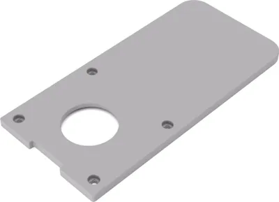 Produktbild von PRIWAS Grundplatte XL-Version passend für Bosch GKF 600 | Vergrößerte Gleitplatte passend für Bosch Kantenfräsen