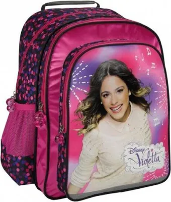 Produktbild von Derform Mädchen Schulrucksack Mit Punkten