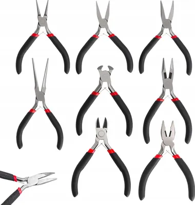 Produktbild von 8-teiliges Präzises Professionelles Zangen-Set Langlebig