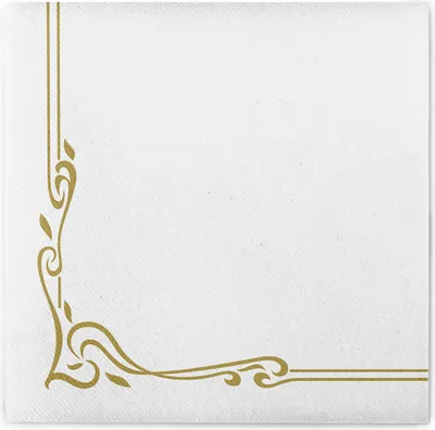 Produktbild von Airlaid Serviette Colour Line in Gold, 40 x 40 cm, 50 Stück - Mank