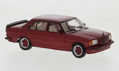 Produktbild von Brekina PCX870178 - 1/87 Mercedes W123 AMG, metallic-dunkelrot, 1980 - Neu