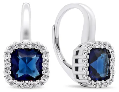 Immagine prodotto di Orecchini in argento con zirconi EA397WB