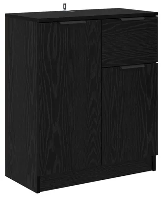 Immagine prodotto di Credenza Rovere Nero 60 x 30 x 70 cm Legno multistrato
