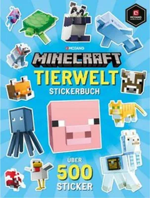 Obrázok produktu pre Minecraft Tierwelt Stickerbuch
