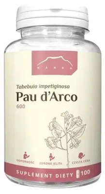 Productafbeelding van Nanga Pau d'arco 600 mg, 100 capsules