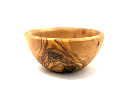 Produktbild von Tapas Schale Ø 14 cm aus Olivenholz – rund & naturbelassen