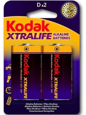 Zdjęcie produktu dla Kodak - Baterie Alkaliczne Xtralife Lr20 D Lr20 1,5V