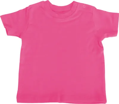 Obrázek produktu pro Babybugz dětské tričko s krátkým rukávem BC3129 (68) (fuchsiová)