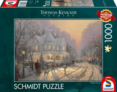 Produktbild von Thomas Kinkade Studios: Feierliche Weihnachtstage (1000 Teile)