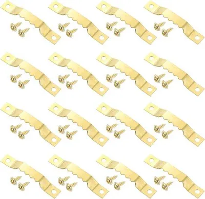 Produktbild von Famanu Foto Hänger - Metallische Aufhängung - 16 Stück - Gold