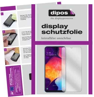 Produktbild von 2x Schutzfolie für Samsung Galaxy A50 klar Displayschutzfolie Display Schutz