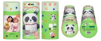 Image de Avenir : Mon adorable panda en peluche à coudre. Taille unique