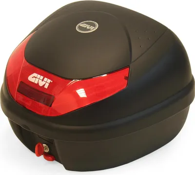 Produktbild von Givi Topcase E300 - Monolock mit Platte, schwarz matt, max 3 kg Zuladung