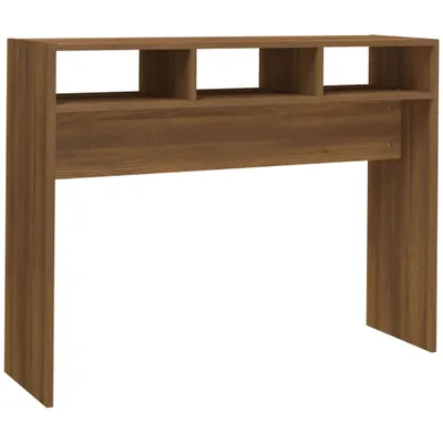 Obrázok produktu pre Konzolový stolík hnedý dub 105x30x80 cm spracované drevo