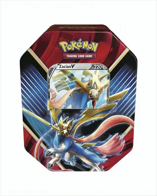 Produktbild von Pokemon Sammelkarten Tin Box V-Power, Charakter:Zacian-V