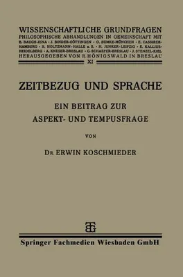 Zdjęcie produktu dla Zeitbezug und Sprache