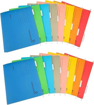 Immagine prodotto di Raccoglitori A4 con motivo verde luminoso, 16 pezzi
