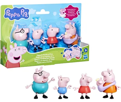 Produktbild von Peppa Pig Peppas fünfköpfige Familie, 3 Jahr(e)